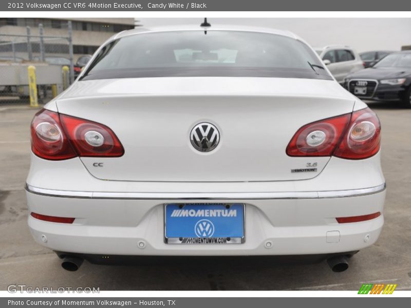 Candy White / Black 2012 Volkswagen CC VR6 4Motion Executive