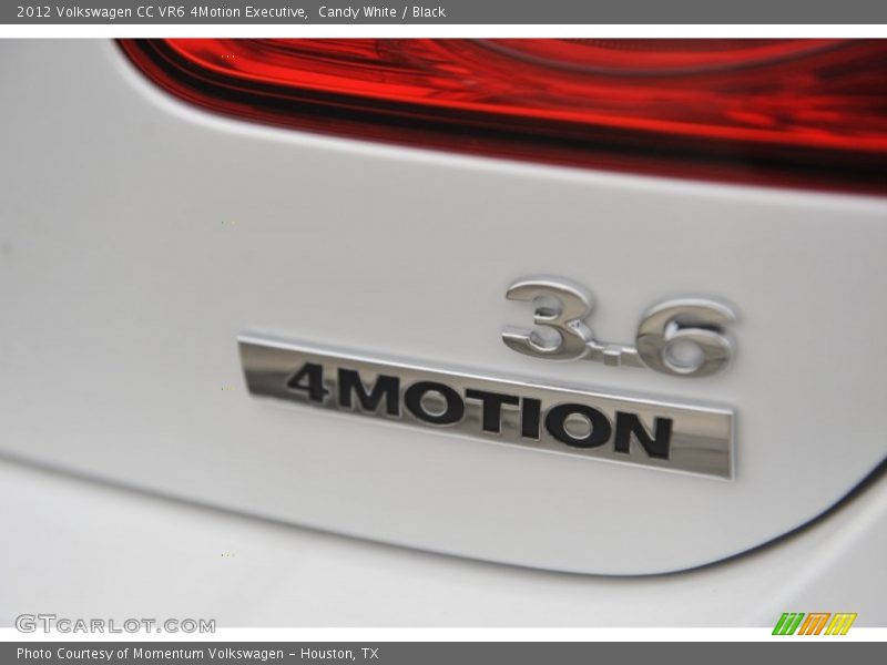 Candy White / Black 2012 Volkswagen CC VR6 4Motion Executive