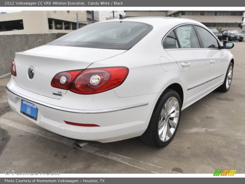 Candy White / Black 2012 Volkswagen CC VR6 4Motion Executive