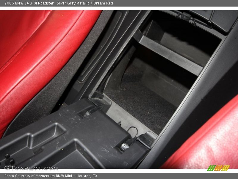 Silver Grey Metallic / Dream Red 2006 BMW Z4 3.0i Roadster