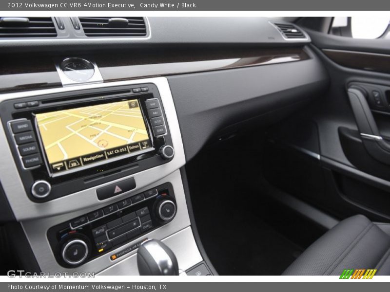 Candy White / Black 2012 Volkswagen CC VR6 4Motion Executive