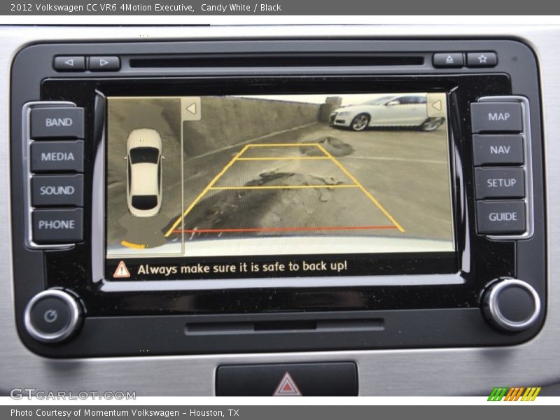 Candy White / Black 2012 Volkswagen CC VR6 4Motion Executive