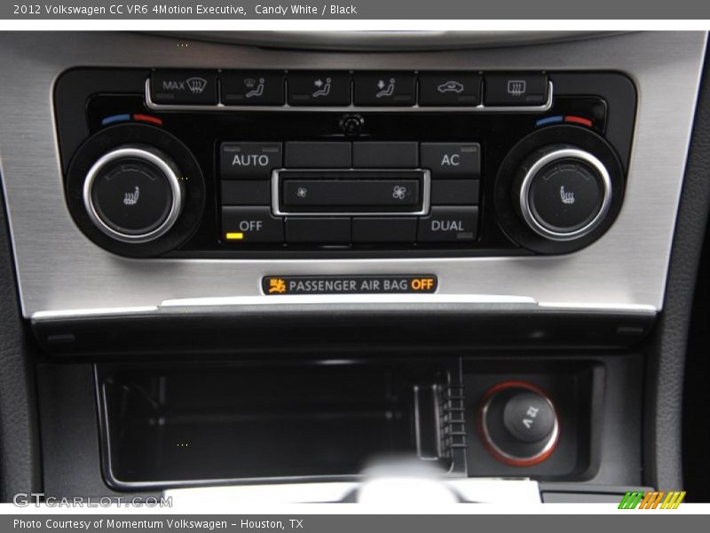 Candy White / Black 2012 Volkswagen CC VR6 4Motion Executive