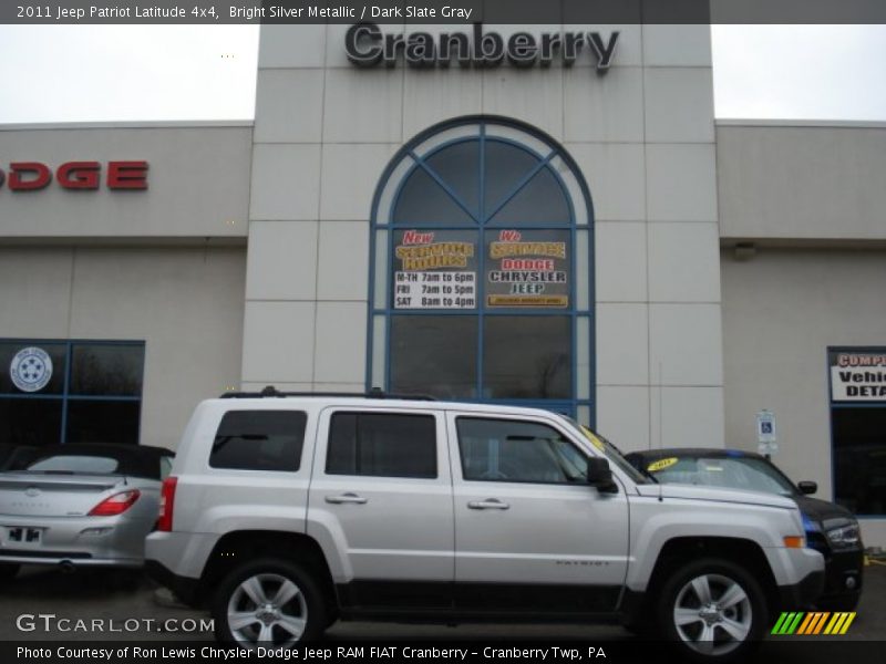Bright Silver Metallic / Dark Slate Gray 2011 Jeep Patriot Latitude 4x4