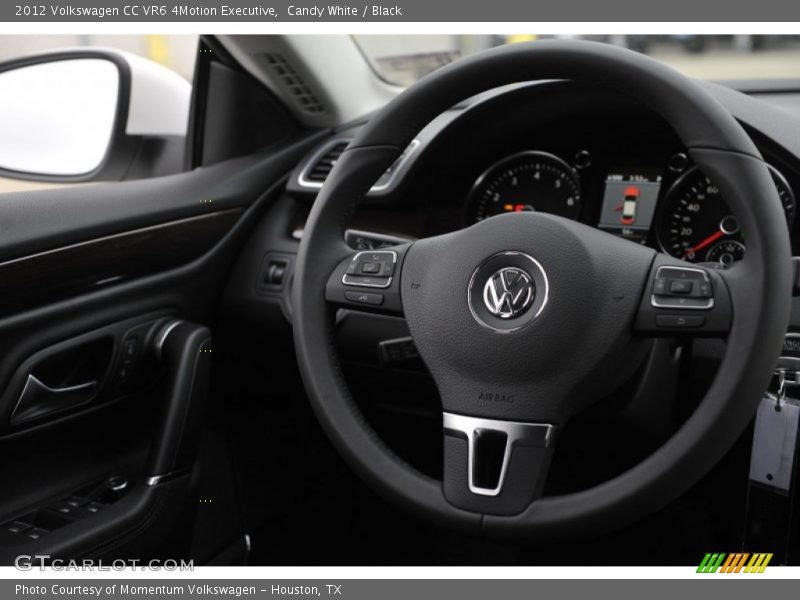 Candy White / Black 2012 Volkswagen CC VR6 4Motion Executive