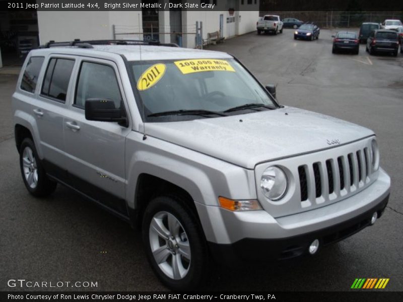 Bright Silver Metallic / Dark Slate Gray 2011 Jeep Patriot Latitude 4x4