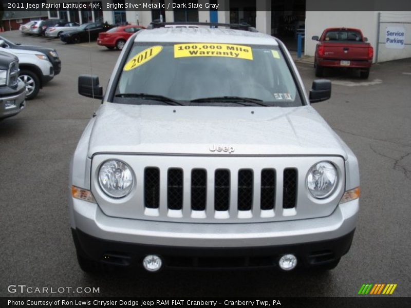 Bright Silver Metallic / Dark Slate Gray 2011 Jeep Patriot Latitude 4x4
