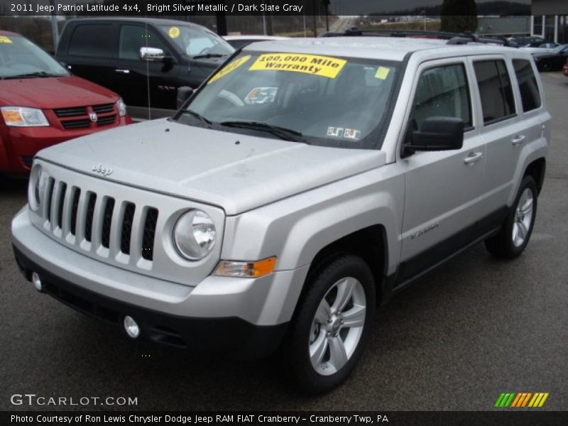 Bright Silver Metallic / Dark Slate Gray 2011 Jeep Patriot Latitude 4x4