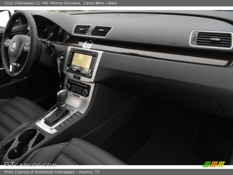 Candy White / Black 2012 Volkswagen CC VR6 4Motion Executive