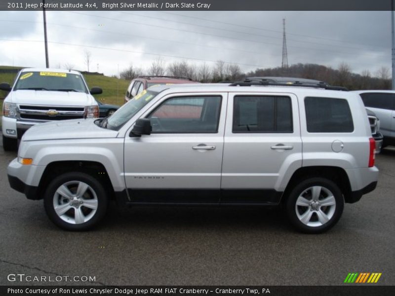 Bright Silver Metallic / Dark Slate Gray 2011 Jeep Patriot Latitude 4x4