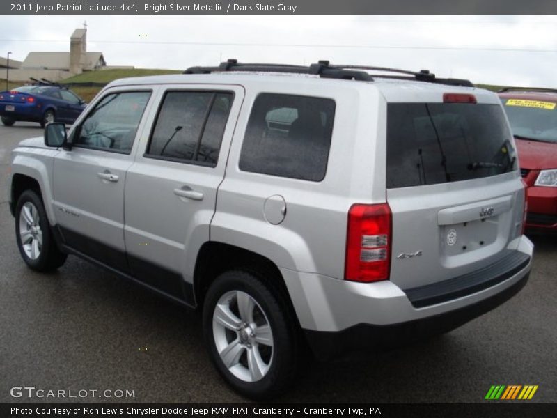 Bright Silver Metallic / Dark Slate Gray 2011 Jeep Patriot Latitude 4x4