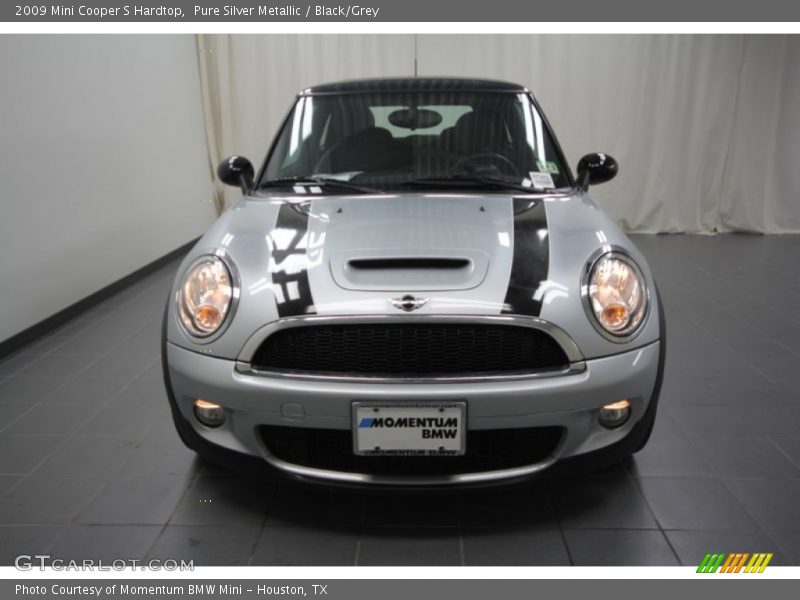 Pure Silver Metallic / Black/Grey 2009 Mini Cooper S Hardtop