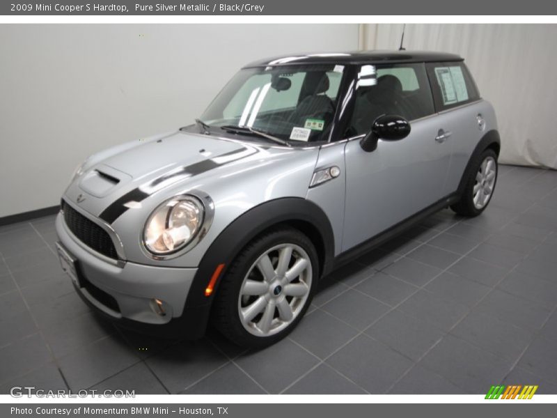 Pure Silver Metallic / Black/Grey 2009 Mini Cooper S Hardtop