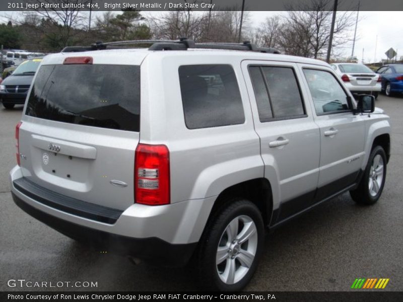 Bright Silver Metallic / Dark Slate Gray 2011 Jeep Patriot Latitude 4x4