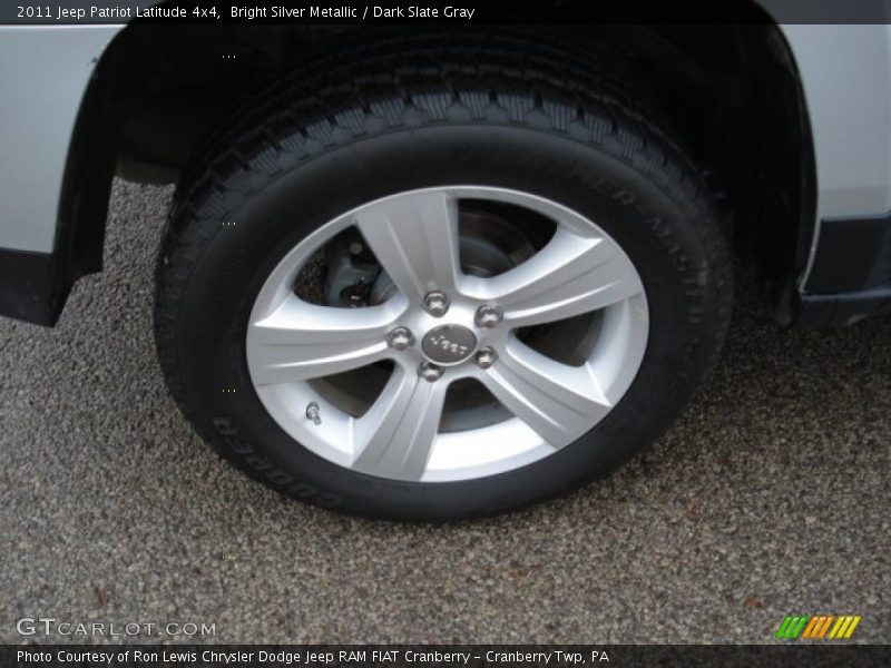 Bright Silver Metallic / Dark Slate Gray 2011 Jeep Patriot Latitude 4x4