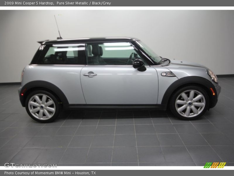 Pure Silver Metallic / Black/Grey 2009 Mini Cooper S Hardtop