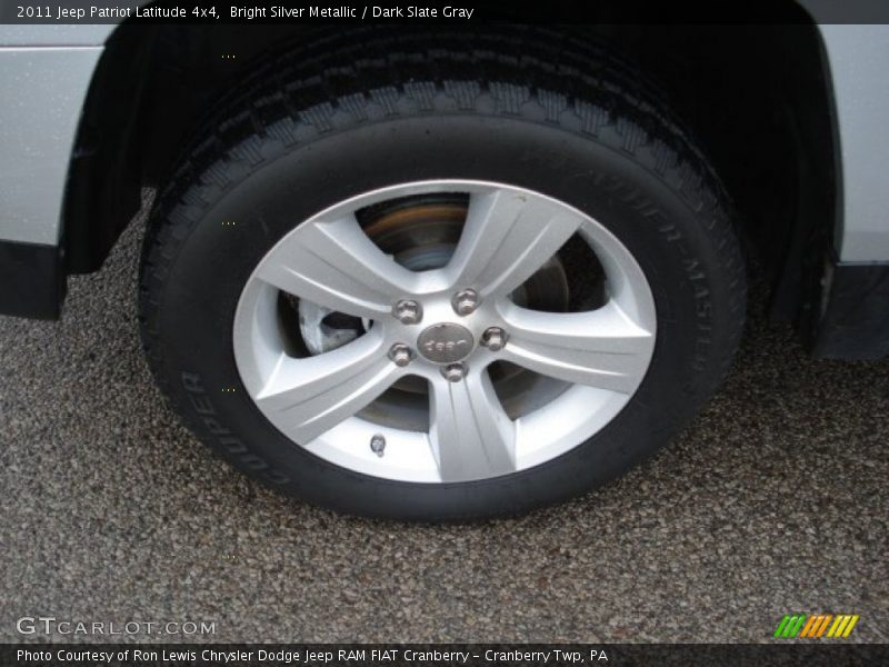 Bright Silver Metallic / Dark Slate Gray 2011 Jeep Patriot Latitude 4x4