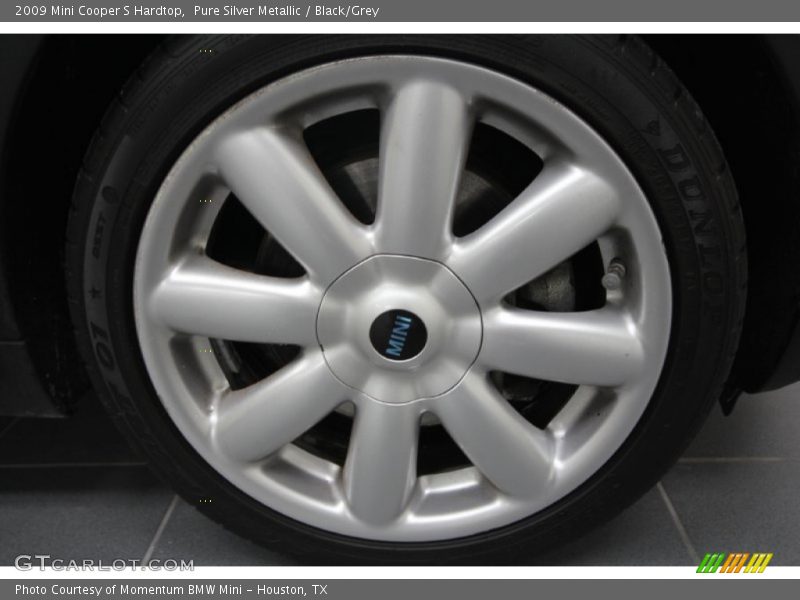 Pure Silver Metallic / Black/Grey 2009 Mini Cooper S Hardtop