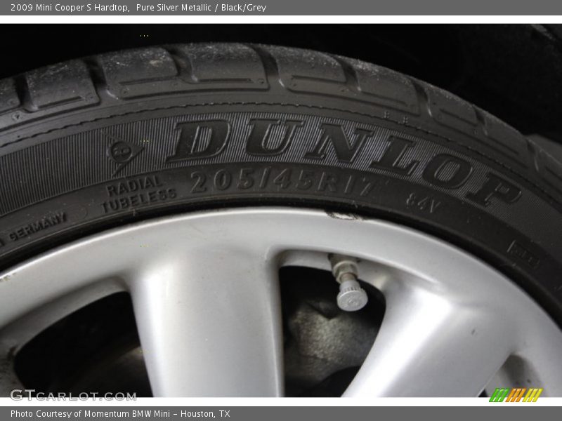 Pure Silver Metallic / Black/Grey 2009 Mini Cooper S Hardtop