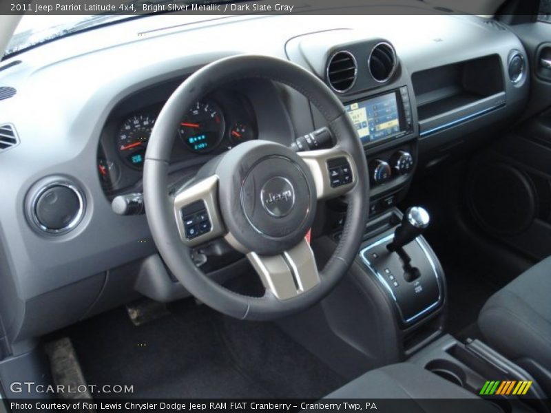 Bright Silver Metallic / Dark Slate Gray 2011 Jeep Patriot Latitude 4x4