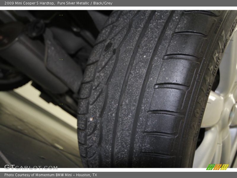 Pure Silver Metallic / Black/Grey 2009 Mini Cooper S Hardtop