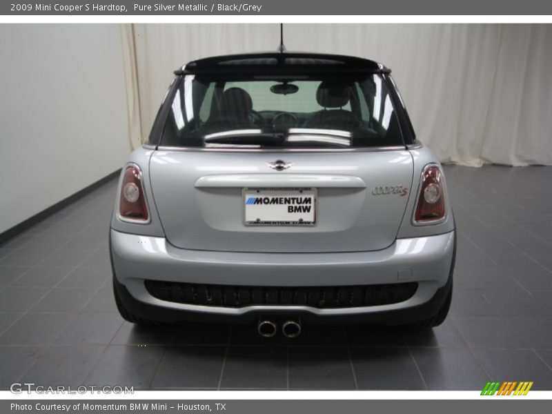 Pure Silver Metallic / Black/Grey 2009 Mini Cooper S Hardtop
