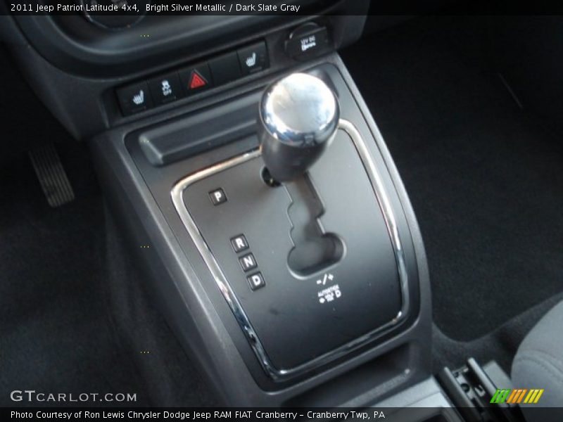 Bright Silver Metallic / Dark Slate Gray 2011 Jeep Patriot Latitude 4x4