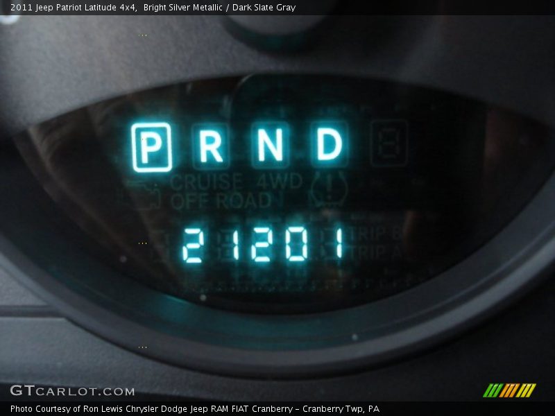 Bright Silver Metallic / Dark Slate Gray 2011 Jeep Patriot Latitude 4x4