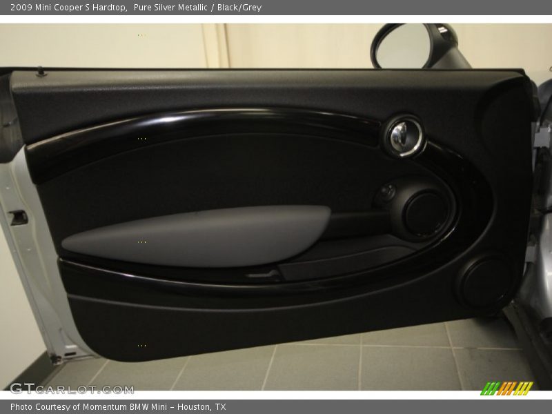Pure Silver Metallic / Black/Grey 2009 Mini Cooper S Hardtop