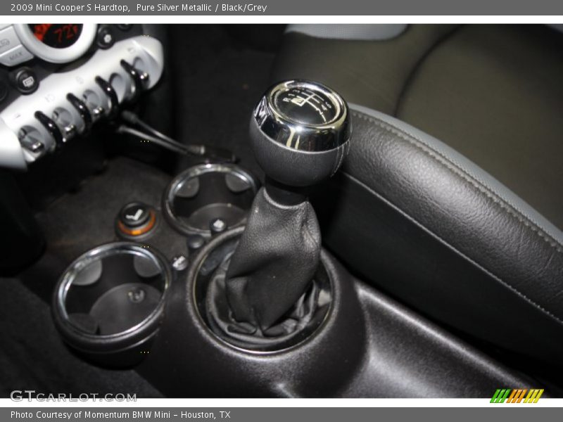 Pure Silver Metallic / Black/Grey 2009 Mini Cooper S Hardtop