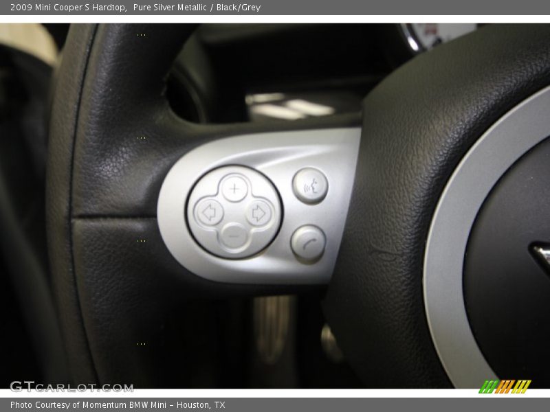 Pure Silver Metallic / Black/Grey 2009 Mini Cooper S Hardtop