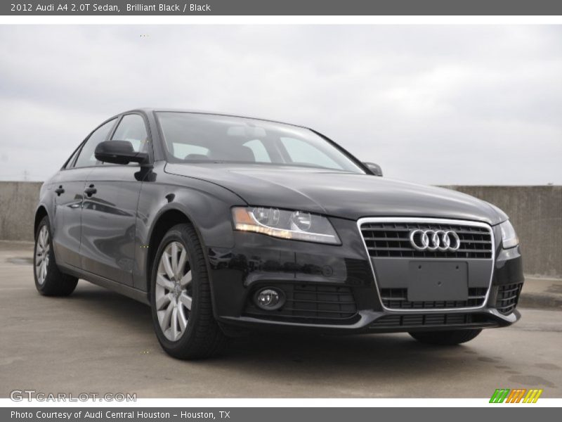 Brilliant Black / Black 2012 Audi A4 2.0T Sedan