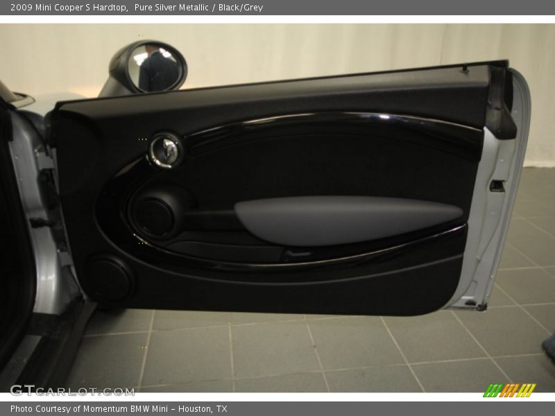 Pure Silver Metallic / Black/Grey 2009 Mini Cooper S Hardtop