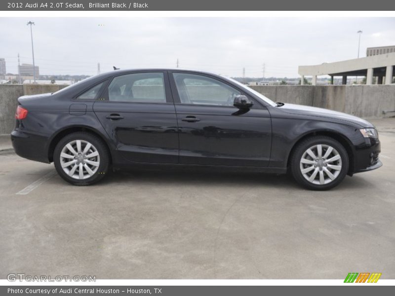 Brilliant Black / Black 2012 Audi A4 2.0T Sedan