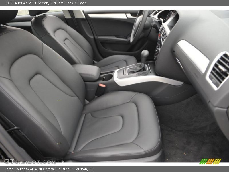Brilliant Black / Black 2012 Audi A4 2.0T Sedan