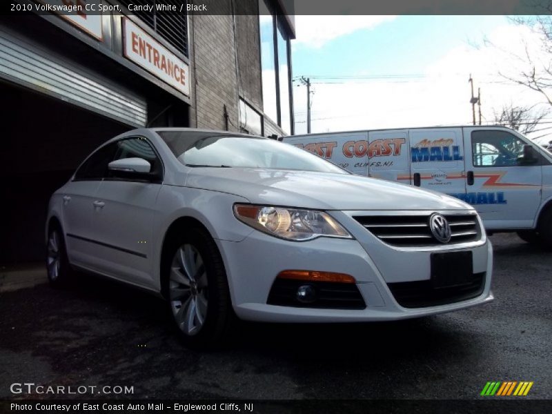 Candy White / Black 2010 Volkswagen CC Sport