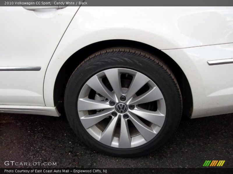 Candy White / Black 2010 Volkswagen CC Sport