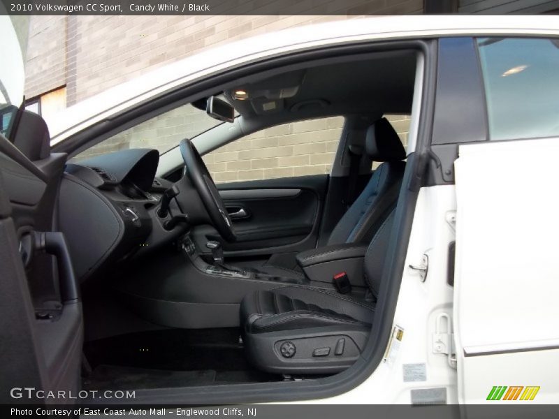 Candy White / Black 2010 Volkswagen CC Sport