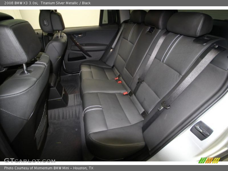 Titanium Silver Metallic / Black 2008 BMW X3 3.0si