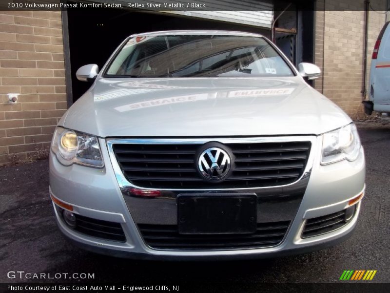 Reflex Silver Metallic / Black 2010 Volkswagen Passat Komfort Sedan