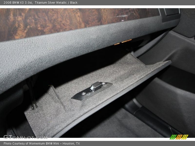 Titanium Silver Metallic / Black 2008 BMW X3 3.0si