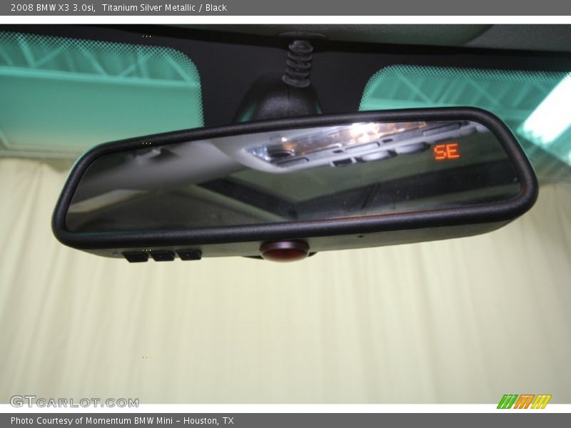 Titanium Silver Metallic / Black 2008 BMW X3 3.0si