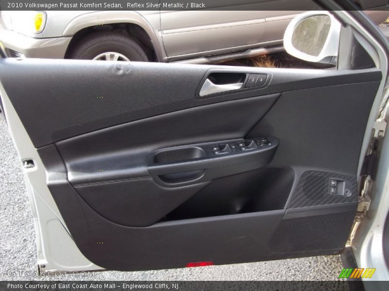 Reflex Silver Metallic / Black 2010 Volkswagen Passat Komfort Sedan