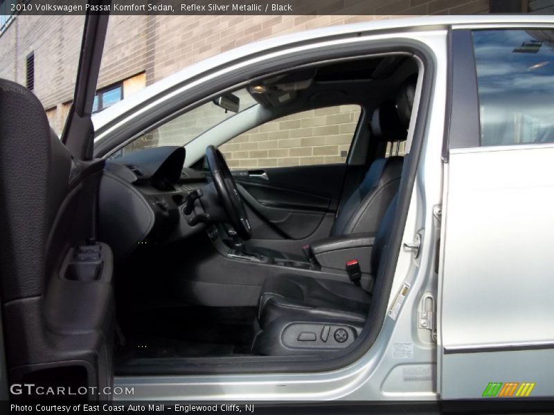 Reflex Silver Metallic / Black 2010 Volkswagen Passat Komfort Sedan