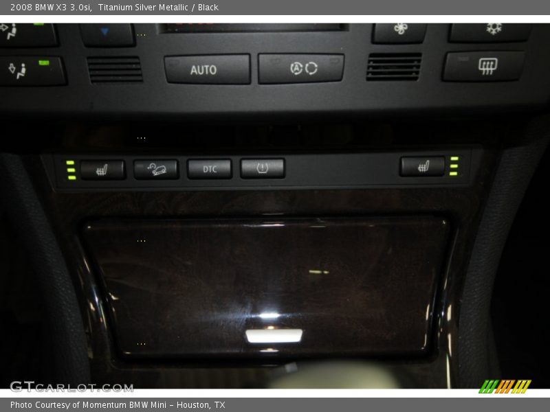 Titanium Silver Metallic / Black 2008 BMW X3 3.0si