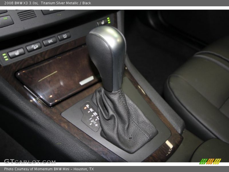 Titanium Silver Metallic / Black 2008 BMW X3 3.0si