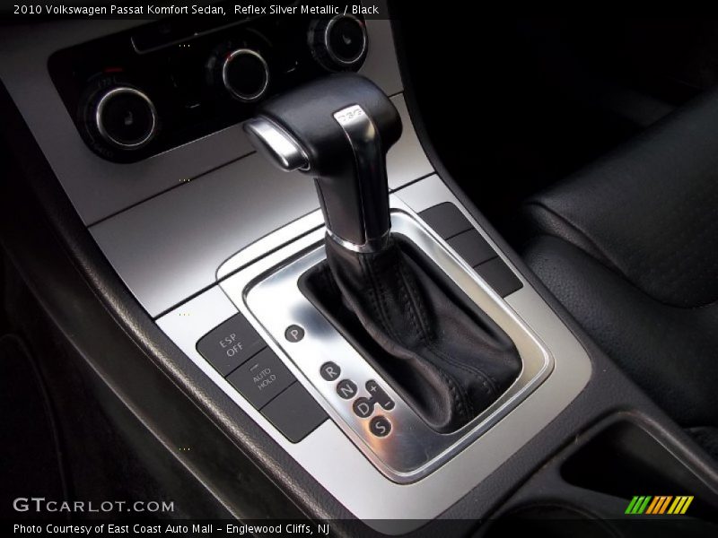  2010 Passat Komfort Sedan 6 Speed Tiptronic DSG Dual-Clutch Automatic Shifter