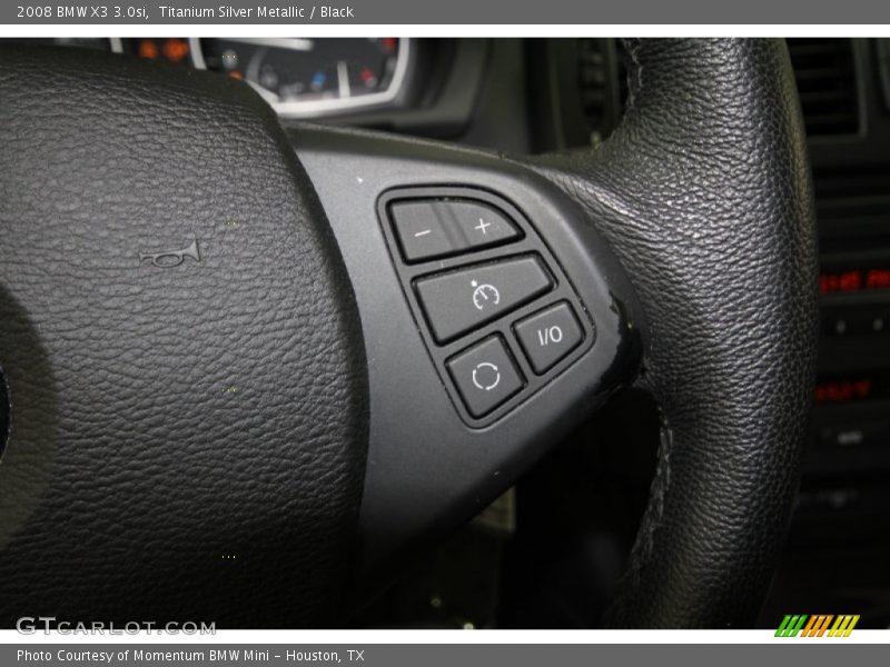 Titanium Silver Metallic / Black 2008 BMW X3 3.0si