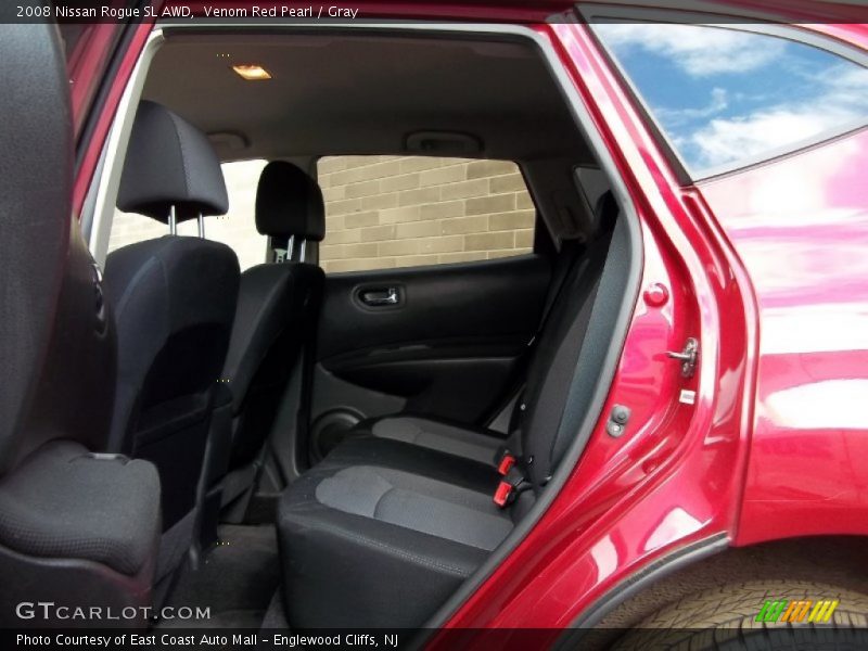 Venom Red Pearl / Gray 2008 Nissan Rogue SL AWD