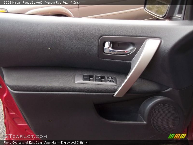Venom Red Pearl / Gray 2008 Nissan Rogue SL AWD